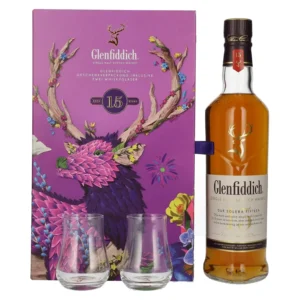 Glenfiddich 15 Year Old Limited Edition Gift Set Double Glass